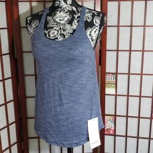 Lululemon Moment To Movement 2 in 1 Tank 4 Blue/gray New Top Size 4